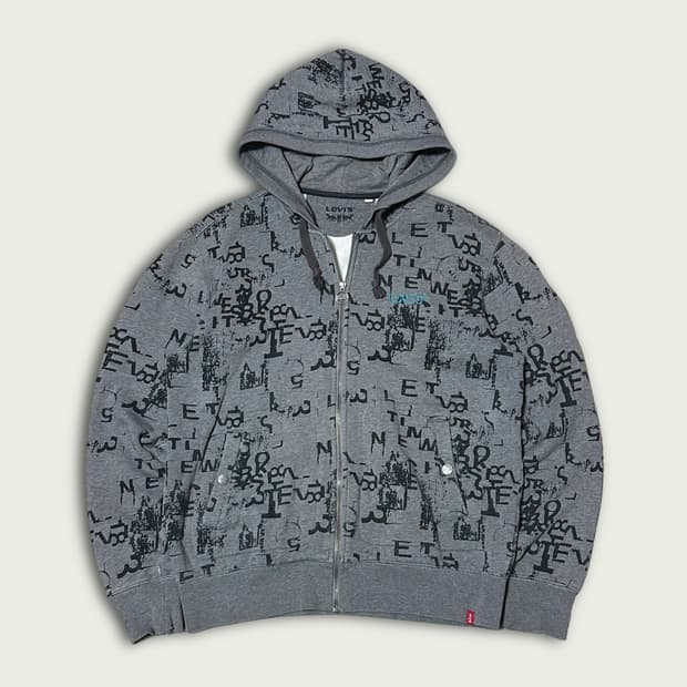 00's 리바이스 레터링 후드