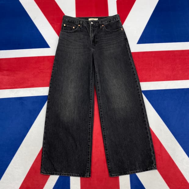 리바이스 와이드 흑청데님팬츠 여성27