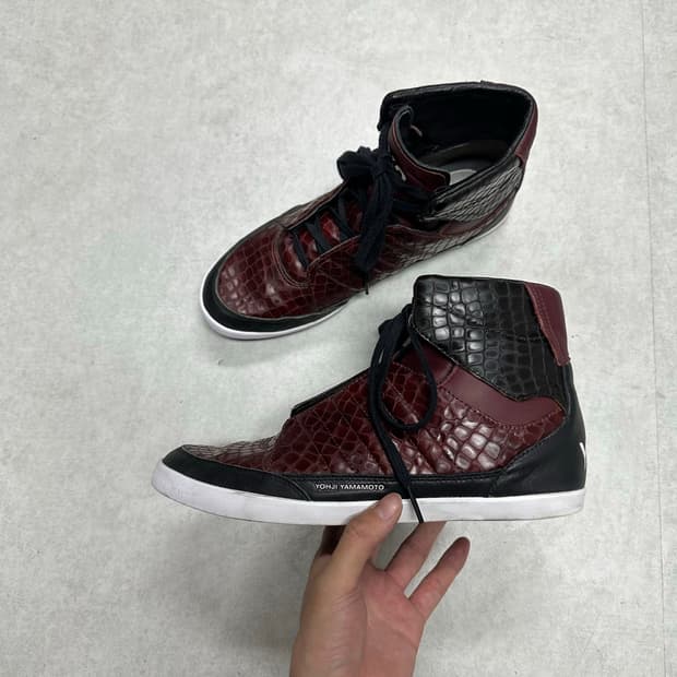 아디다스 Y-3 뱀피 하이탑