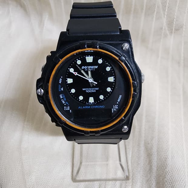 빈티지 한독 돌핀 아나디지 시계