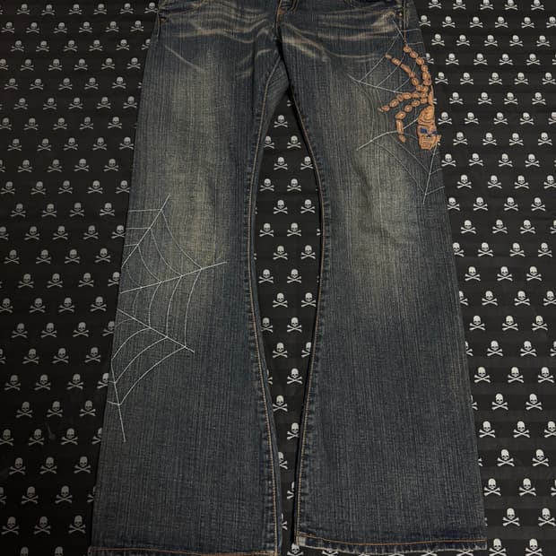 “Obelisk” 00s Archive Spider pants