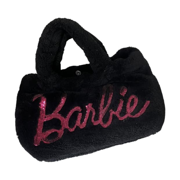 [Barbie x Aimerfeel] 바비x에메필 플리스 핸드백