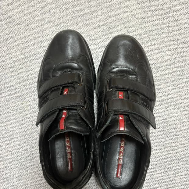 프라다 아메리카컵 벨크로 스니커즈