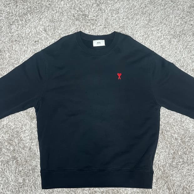 아미 맨투맨 아미 검정 맨투맨