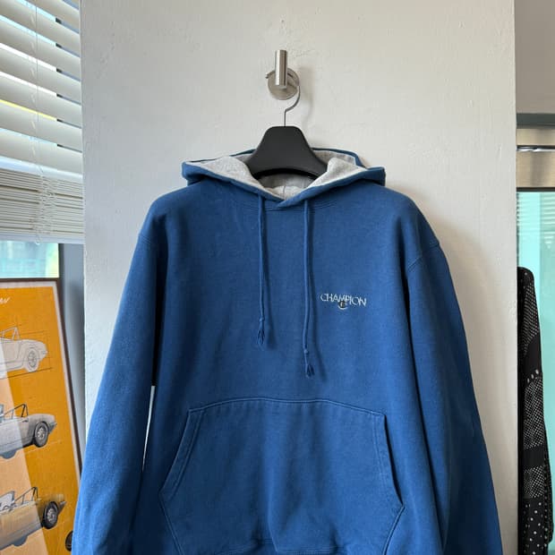 90‘s Champion Vintage Hoodie blue
