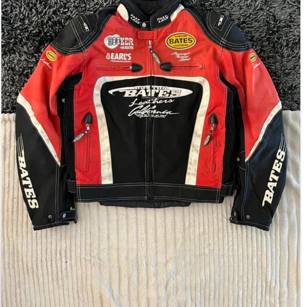 Bates 패치워크 레이싱자켓 