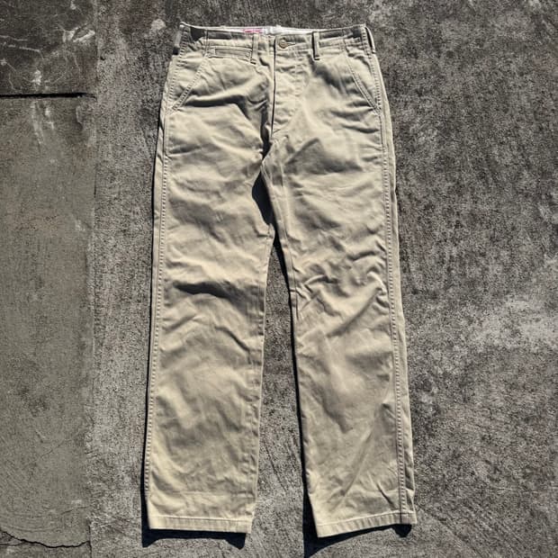 [32] Toyz Mccoy 토이즈맥코이 스티브맥퀸 코튼 팬츠