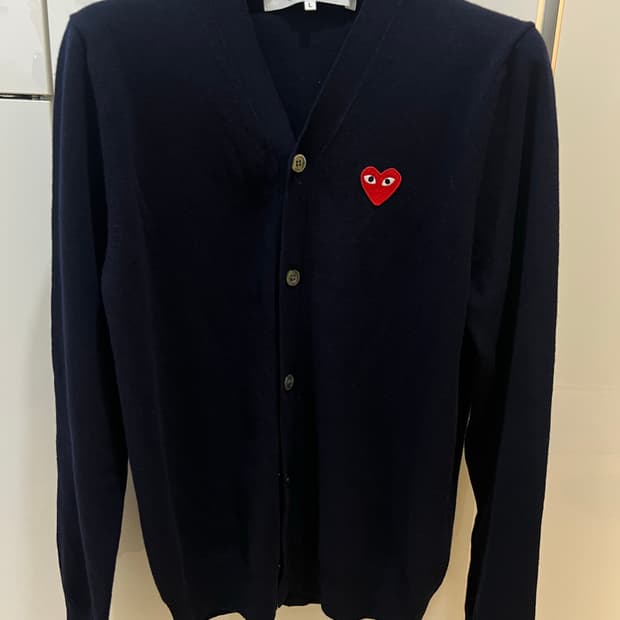 24fw 꼼데가르송 네이비가디건 L (새상품급)