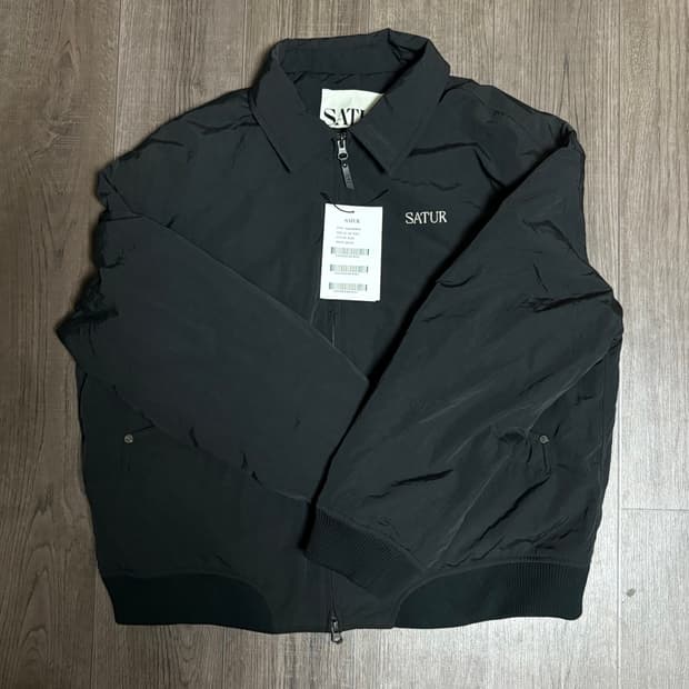 세터 나일론 봄버 자켓 블랙 XL