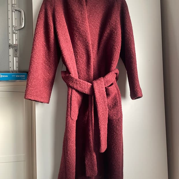 가니 로브 롱코트 