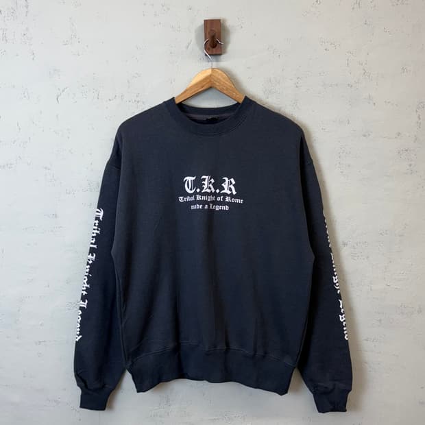 JPN 빈티지 드래곤 프린팅 맨투맨