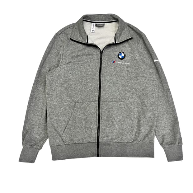 푸마xBMW 그레이 집업 자켓