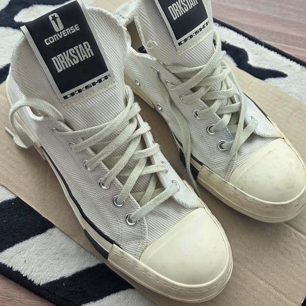 컨버스 릭오웬스 다크스타 아이보리 