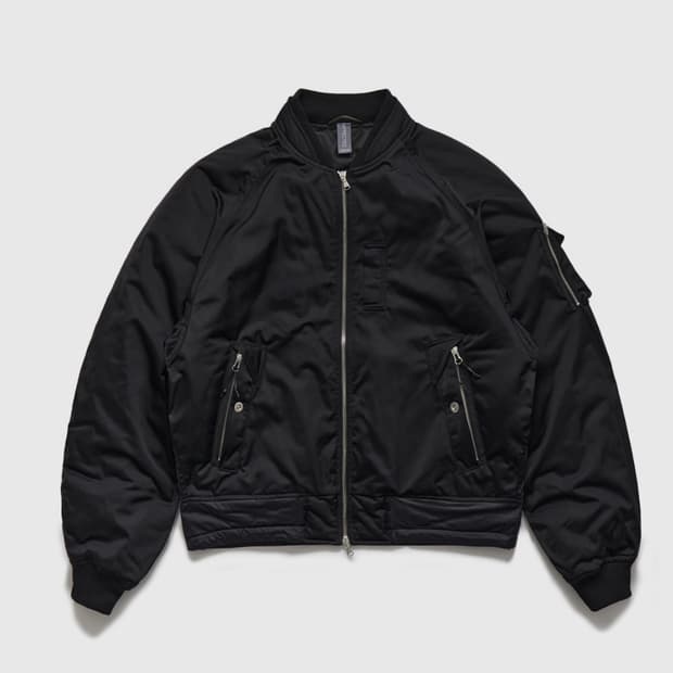 UNAFFECTED Layered Flight Jumper Jacket