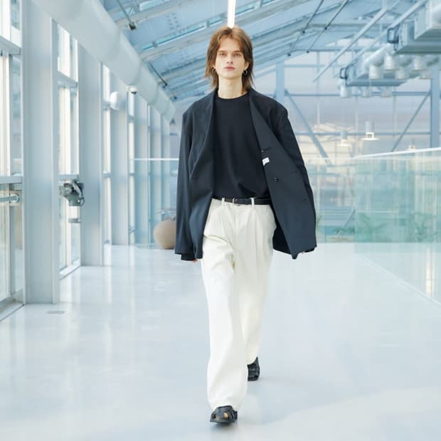 브라운야드 21ss 더블 브레스티드 블레이저 블랙 1size