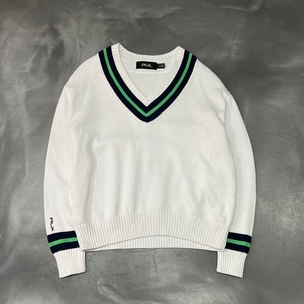  RLX 프레피 브이넥 니트 y15536