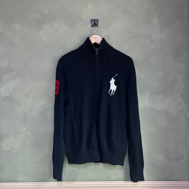 폴로 랄프로렌 빅포니 니트 집업 