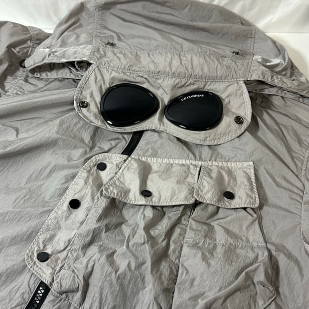 CP컴퍼니 크롬R 나일론 고글 바람막이 그레이 (L)