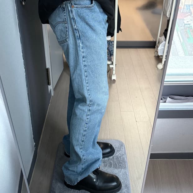 (34x34) 00s 리바이스 517 중청 데님