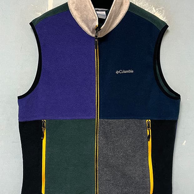 컬럼비아 남자 플리스조끼 추동 레저룩 XL 105