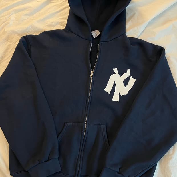 [초초레어] 아킴보 클럽 f&f 샘플 뉴욕 후드집업 딥 네이비