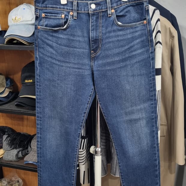 ((L E V I S 502)) 프리미엄(빅E텝) 겨울용데님진(웜진)32