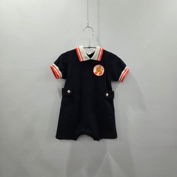 베베드피노 키즈 피케 카라 바디수트 네이비 85