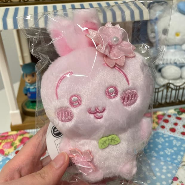 사쿠라 치이카와 우사기 마스코트 키링