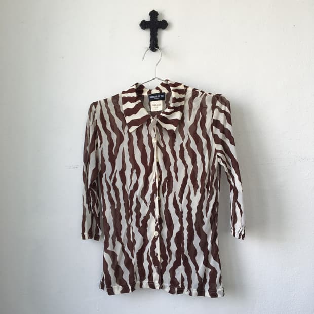 Morgan zebra pattern shirt