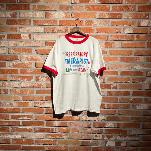 90s USA 빈티지 져지스 링거 티셔츠