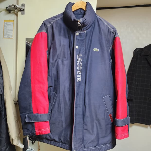 라코스테 빈티지 패딩점퍼