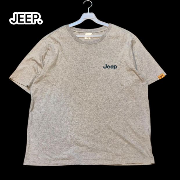 2XL. JEEP 그레이 반팔티셔츠 