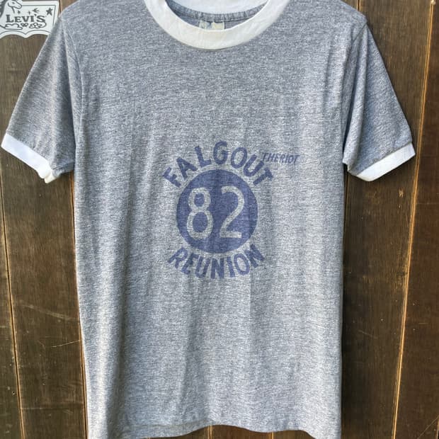 1982 Heather Ringer Tee Made in U.S.A