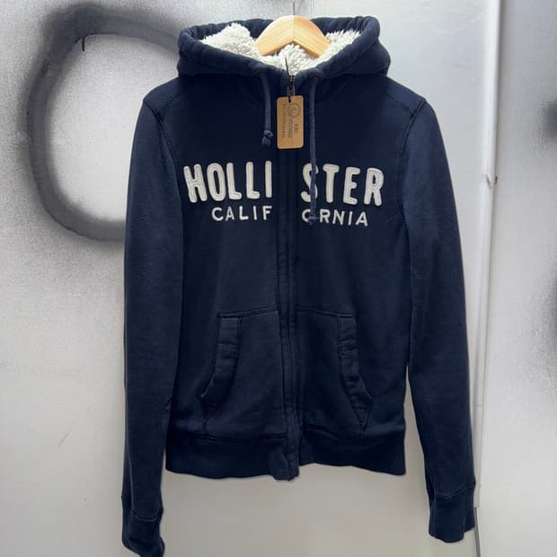 Hollister Sherpa Hoodie Zip-Up