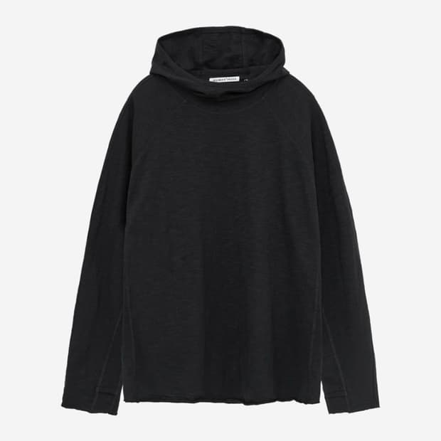 [2] 폴리테루 휴먼인덱스 휴먼 터틀 넥 후디 후드 블랙