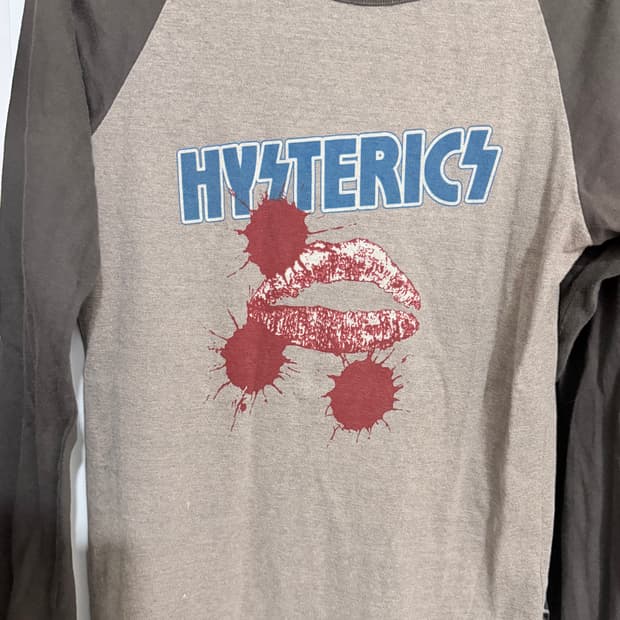 90s 히스테릭글래머 ripstick splatter 롱슬리브