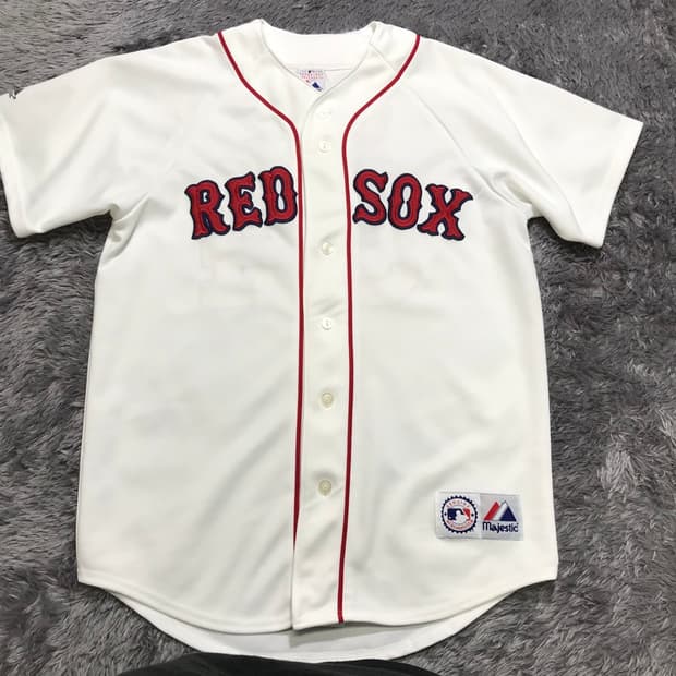 [[M, 공용] 마제스틱 보스턴 레드삭스 ORTIZ 야구 져지@271