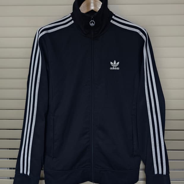 아디다스 유로파 져지 트랙탑 블랙 검정 110