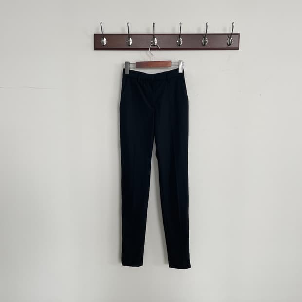 생로랑 유니폼 블랙 슬랙스