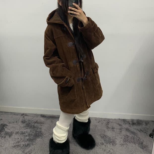 MLB 코듀로이 떡볶이 코트