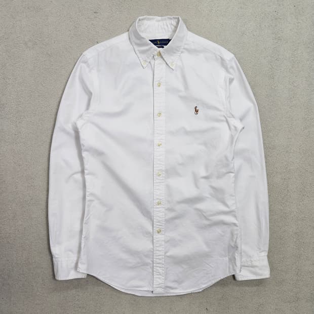 폴로 랄프 로렌 신형 화이트 셔츠 S