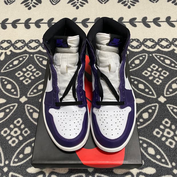 (255)조던1하이 코트퍼플