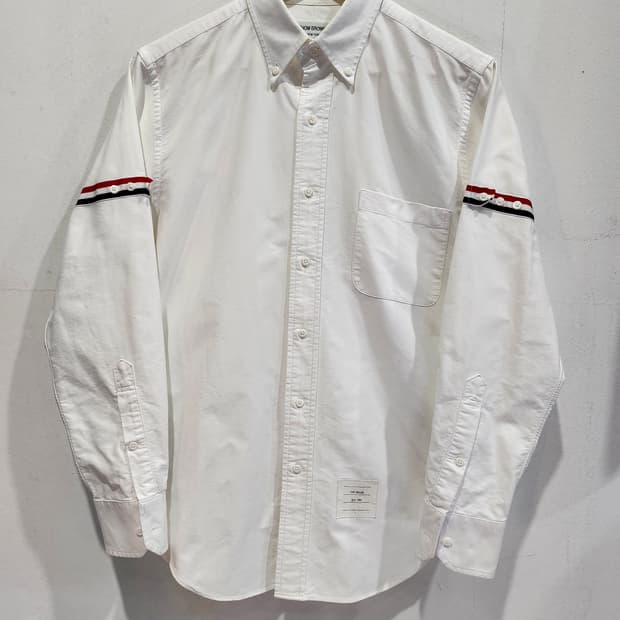 톰브라운 화이트 암밴드 옥스포드 셔츠 2사이즈 정품