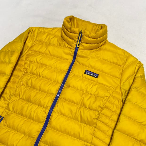 M 파타고니아 여성용 옐로우 경량 패딩