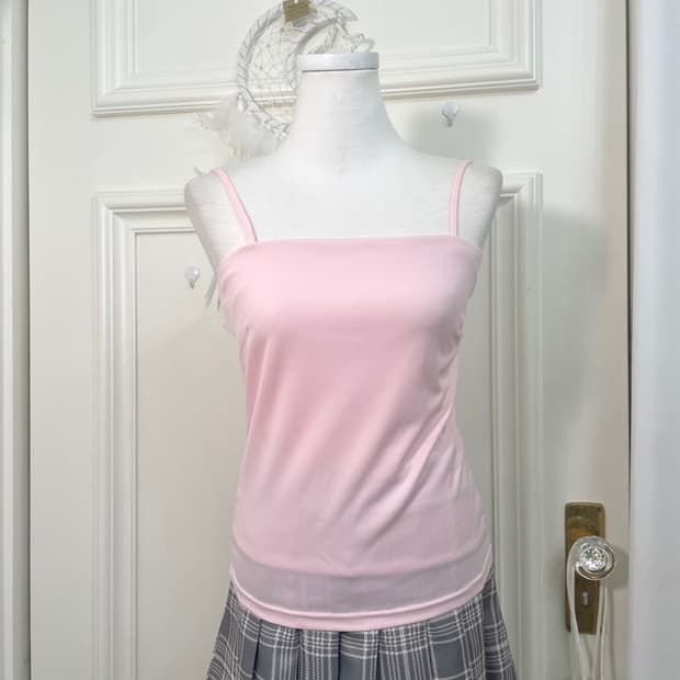 pink basic span top