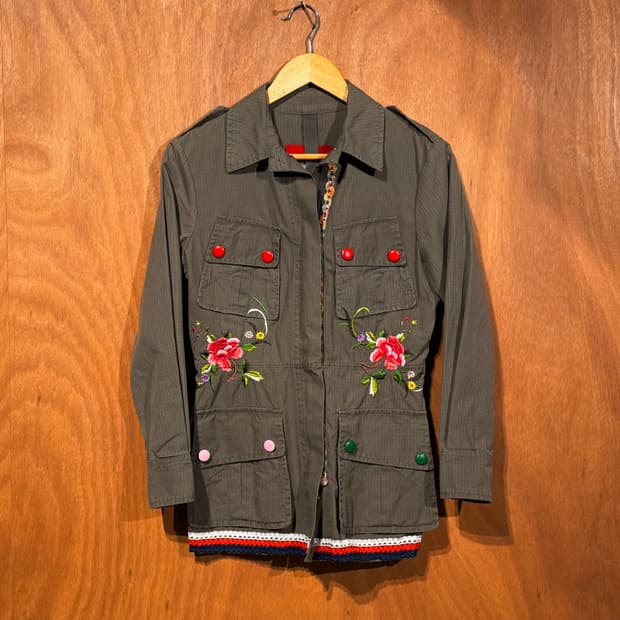 이태리 히스토리리피츠 여성 사파리 자켓 M