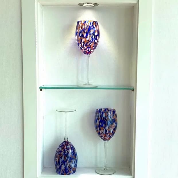 무라노 와인 글라스 