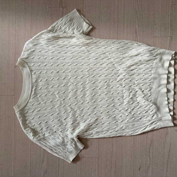 보세 머슬핏 니트반팔티 M