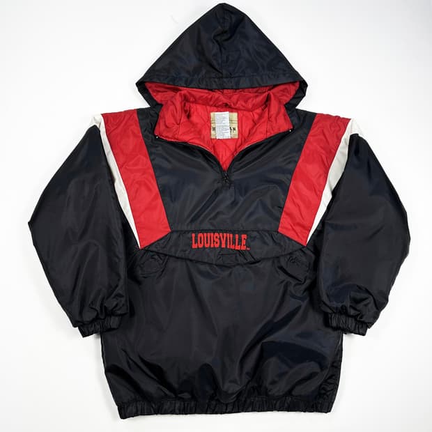 리복 올드스쿨 박시핏 빈티지 아노락 점퍼 보이즈XL