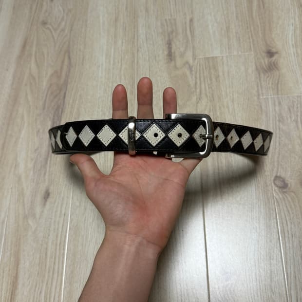 스투시 아가일 벨트 S/M